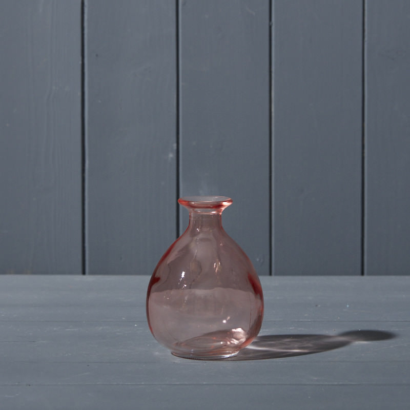 Rose Glass Bud Vase (12cm) detail page